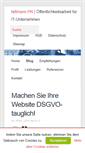 Mobile Screenshot of faltmann-pr.de